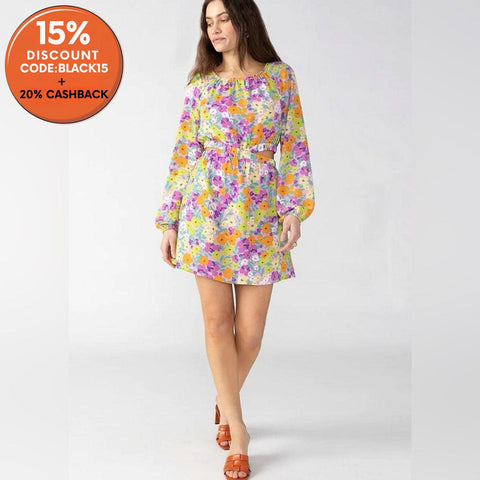 Sanctuary Women's Floral Weekender Tiered Squar Escape Dress | Sanctuary In Lebanon
