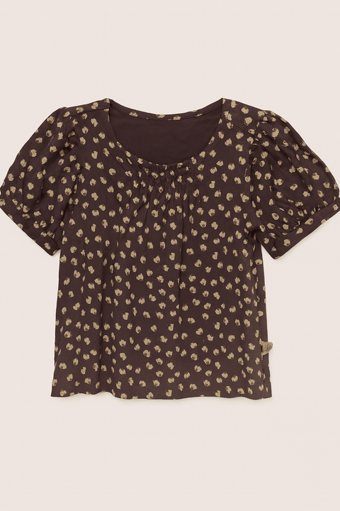 POMPdeLUX Baby Girl's Brown T-Shirt | POMPdeLUX in Lebanon