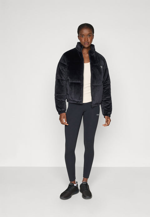 Guess Women's Black Couture Zip-Front Puffer Jacket | Guess In Lebanon