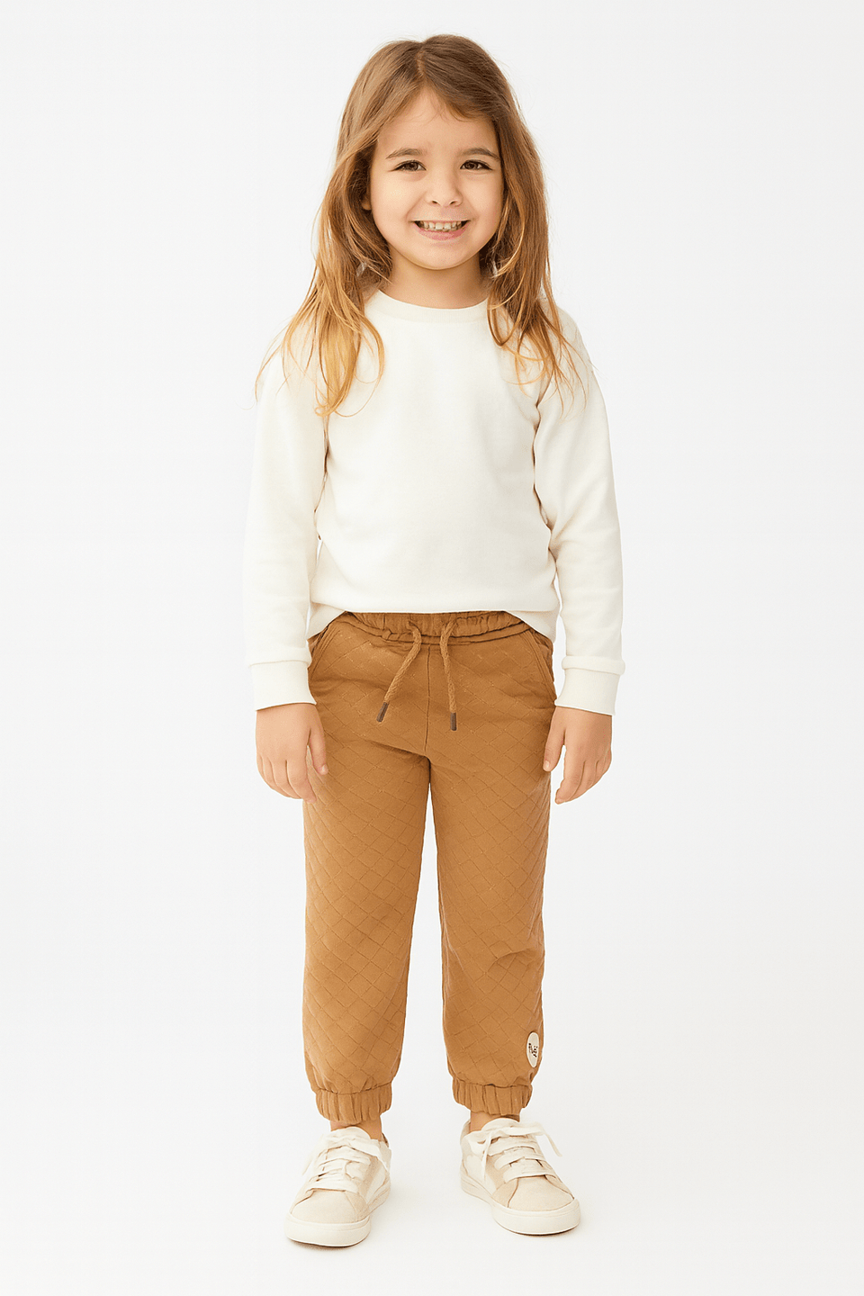 POMPdeLUX Girl's Camel Jogger sweatpants | POMPdeLUX in Lebanon