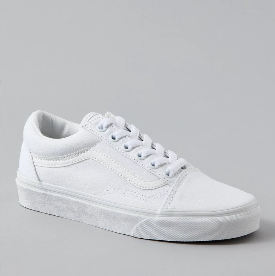 Vans Women's White Vans Old Skool Sneakers