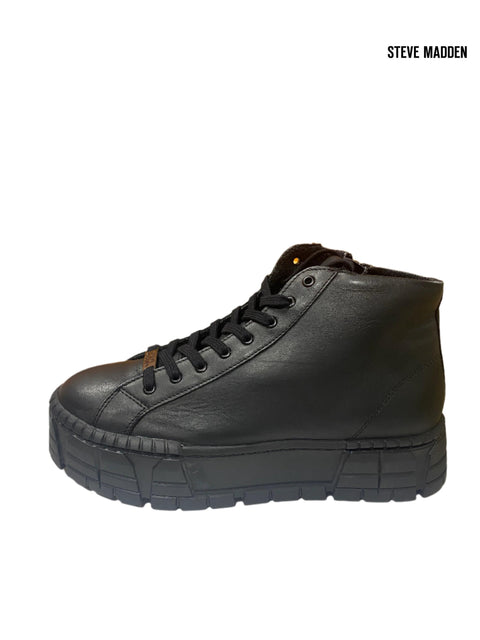 Steve Madden Women's Black Fani Leather Boots |Steve Madden in Lebanon