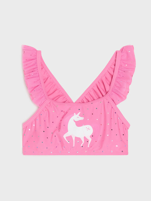 Sinsay Baby Girl's Pink Swimsuit With Tulle Inserts | Sinsay In Lebanon