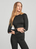 Sinsay Women Black Ribbed Long Sleeve Blouse | Sinsay in Lebanon
