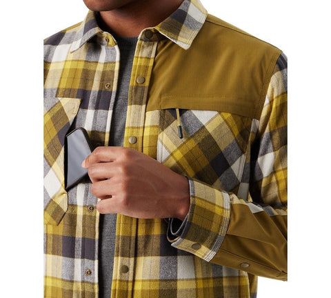 Bass Outdoor Men's Mid Green Heavyweight Combo Shacket | Bass Outdoor In Lebanon