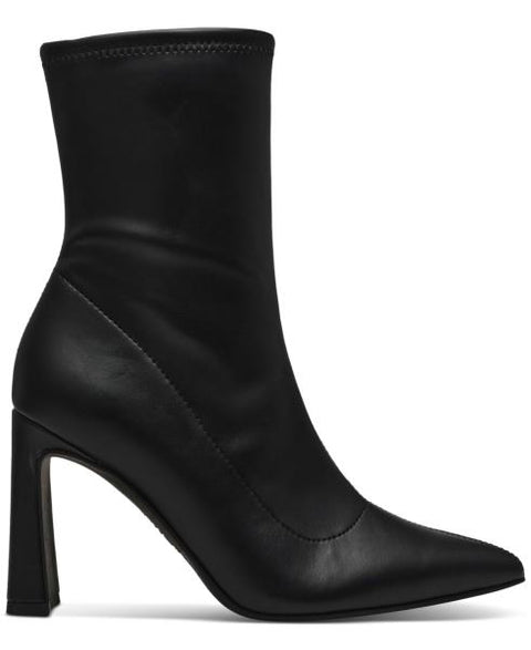Wild Pair Neptunne Sock Dress Booties, Created for Macy's - Black Smooth
