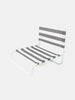 Sinsay White & Grey Beach Lounger With Stripes 46 cm x 46 cm x 45 cm | Sinsay In Lebanon