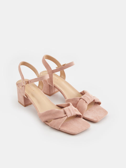 Sinsay Women's Coral Heeled Sandals  |Sinsay in Lebanon