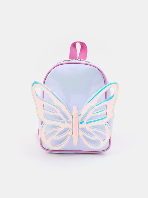 Sinsay Girl's Silver Backpack With 3D Butterfly | Sinsay In Lebanon