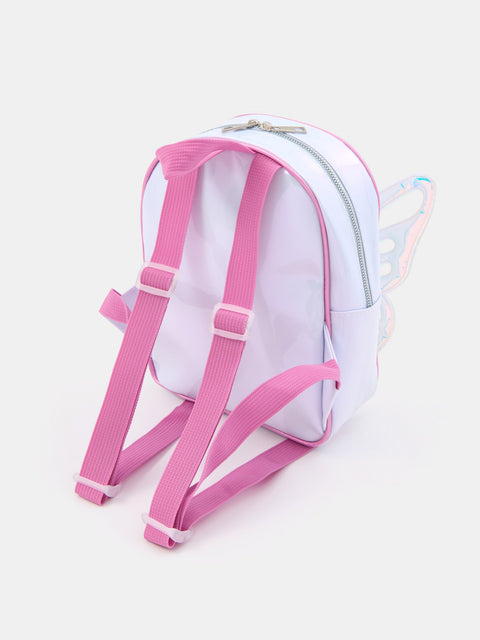 Sinsay Girl's Silver Backpack With 3D Butterfly | Sinsay In Lebanon