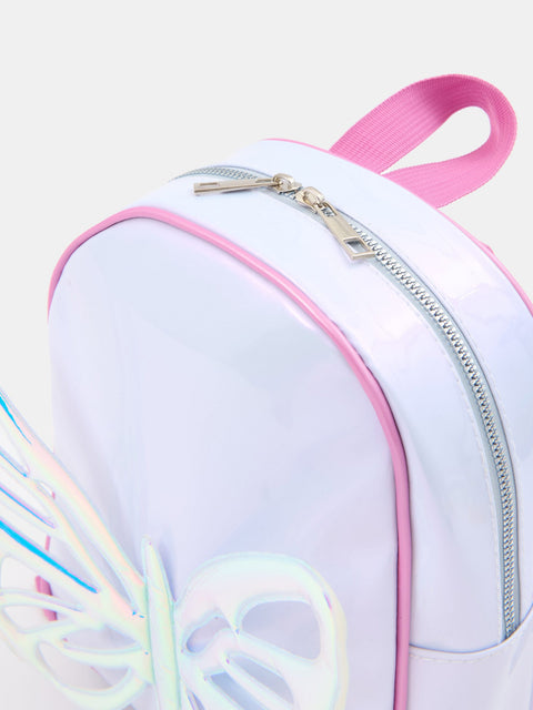 Sinsay Girl's Silver Backpack With 3D Butterfly | Sinsay In Lebanon