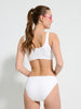 Sinsay Women’s White Ribbed High-Leg Bikini Bottoms | Sinsay in Lebanon