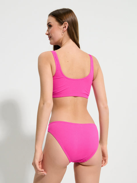 Sinsay Women's Fuchia  Simple Bikini Bottom | Sinsay in Lebanon