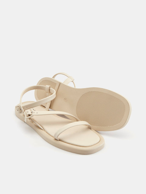 Sinsay Women's Beige Flat Sole Sandals | Sinsay In Lebanon
