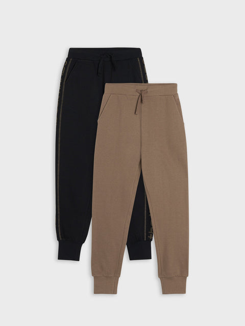 Sinsay Boy's Brown & Black Pack Of 2 Sweatpants | Sinsay In Lebanon