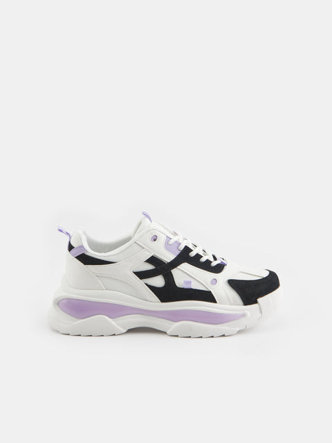Sinsay Women's Multicolor Combined Fabrics Sneakers | Sinsay In Lebanon