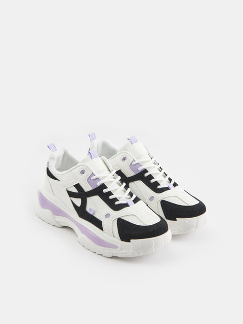 Sinsay Women's Multicolor Combined Fabrics Sneakers | Sinsay In Lebanon