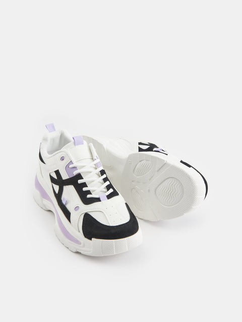 Sinsay Women's Multicolor Combined Fabrics Sneakers | Sinsay In Lebanon