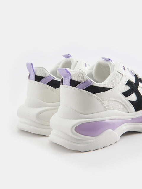 Sinsay Women's Multicolor Combined Fabrics Sneakers | Sinsay In Lebanon