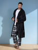 Sinsay Men's Black Soft Fleece Bathrobe | Sinsay in Lebanon