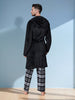 Sinsay Men's Black Soft Fleece Bathrobe | Sinsay in Lebanon