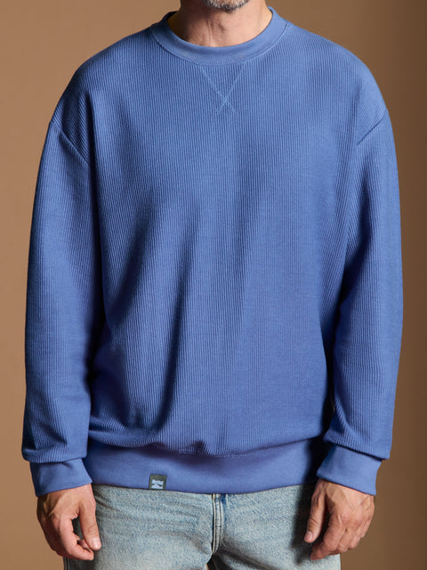 Sinsay Men's Blue Crew Neck Basic Sweatshirt|Sinsay In Lebanon