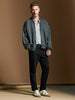 Sinsay Men's Dark Olive Jacket | Sinsay In Lebanon