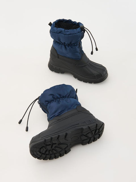 Reserved Boy's Black & Navy Snow Ankled Boots | Reserved In Lebanon