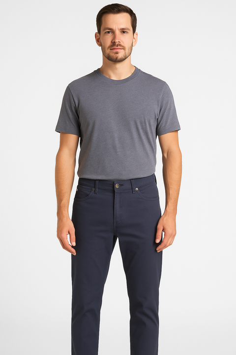 Lee Men's Navy Regular Straight Pants  | Lee In Lebanon