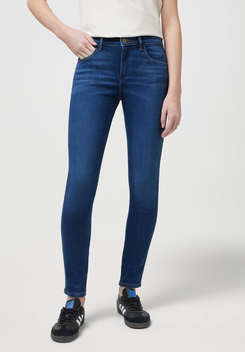 Wrangler Women's Dark Blue  Authentic Love Slim Fit Jeans | Wrangler In Lebanon