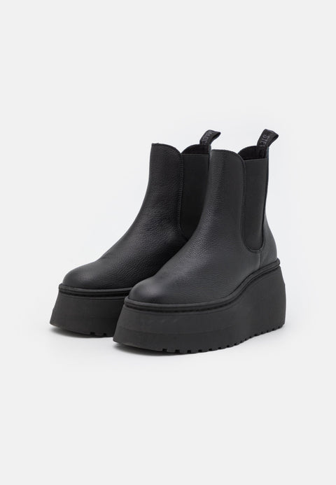 Steve Madden Women's Black Leather Pegasus Boots | Steve Madden In Lebanon