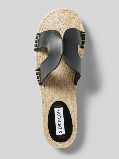 Steve Madden Women's Black Cheer Up Sandals | Steve Madden In Lebanon