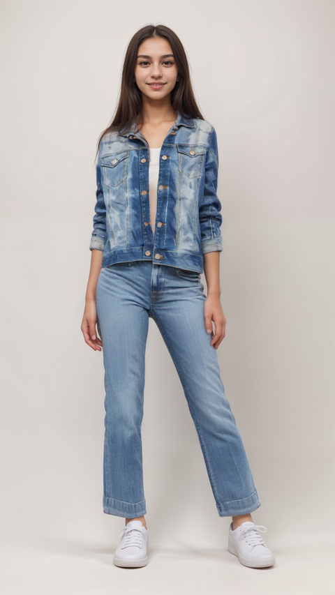 Terranova Girl's Blue Denim Jacket |Terranova In Lebanon