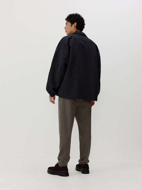 Reserved Men's Black Smooth Oversize Jacket | Reserved In Lebanon