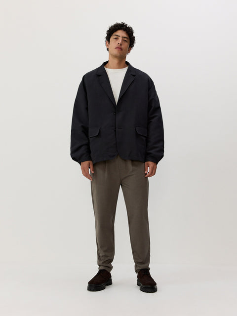 Reserved Men's Black Smooth Oversize Jacket | Reserved In Lebanon