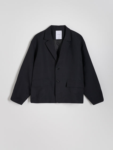 Reserved Men's Black Smooth Oversize Jacket | Reserved In Lebanon