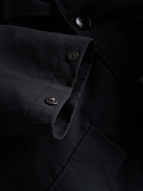 Reserved Men's Black Smooth Oversize Jacket | Reserved In Lebanon