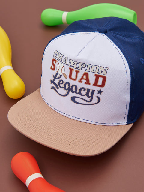 Sinsay Men's Navy Multi Printed Cap|Sinsay In Lebanon