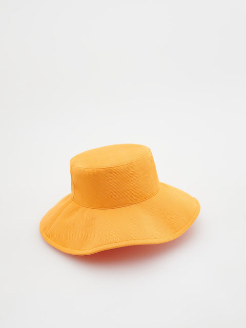 Reserved Girl's Orange Hat With A Large Brim | Reserved In Lebanon