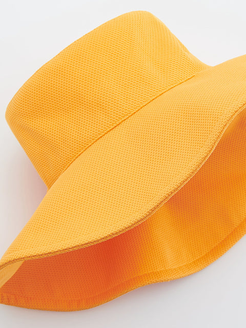 Reserved Girl's Orange Hat With A Large Brim | Reserved In Lebanon