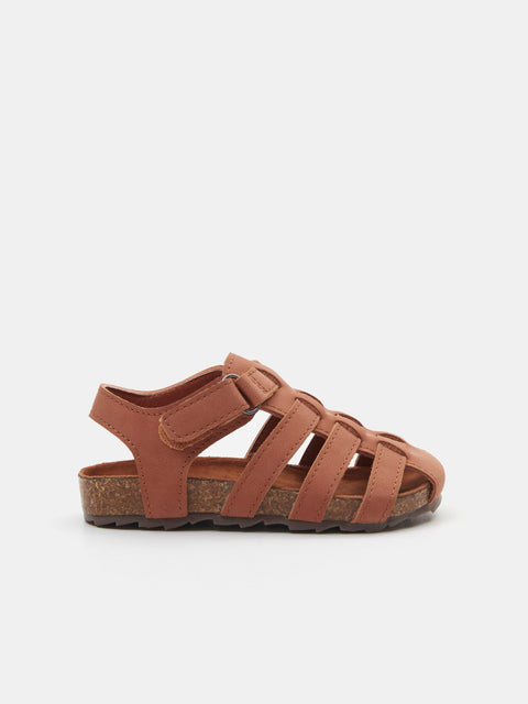 Sinsay Baby Boy's Brown Sandals With Velcro Fastening | Sinsay In Lebanon