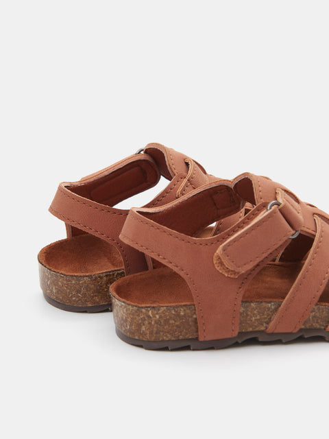 Sinsay Baby Boy's Brown Sandals With Velcro Fastening | Sinsay In Lebanon