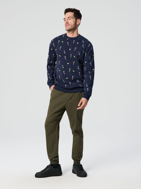 Sinsay Men's Navy Christmas Sweatshirt |Sinsay In Lebanon