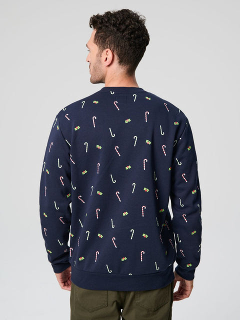 Sinsay Men's Navy Christmas Sweatshirt |Sinsay In Lebanon