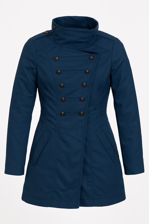 Only Women's Navy Coat | Only In Lebanon