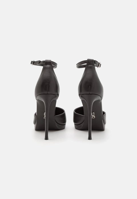 Steve Madden Women's Black Leather Volt Heels |  Steve Madden in Lebanon