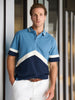 Sinsay Men's Blue & White Polo Neck T-Shirt | Sinsay In Lebanon