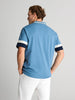 Sinsay Men's Blue & White Polo Neck T-Shirt | Sinsay In Lebanon