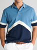 Sinsay Men's Blue & White Polo Neck T-Shirt | Sinsay In Lebanon