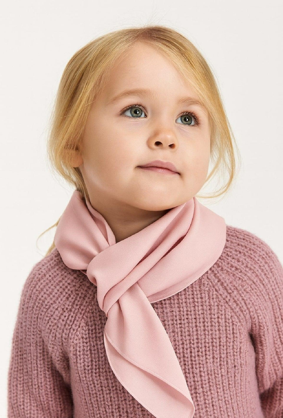 Reserved Girl's Light Pink Cotton Scarf | Reserved In Lebanon